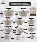 🔥Big Promotion-Cookware Set 29 Pieces Non Stick Multi Layer Granite Coating - Image 2