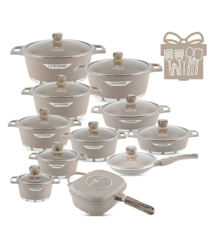 🔥Big Promotion-Cookware Set 29 Pieces Non Stick Multi Layer Granite Coating - Image 1